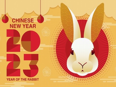 Aviso de vacaciones de año nuevo chino de piedra MRD 2023