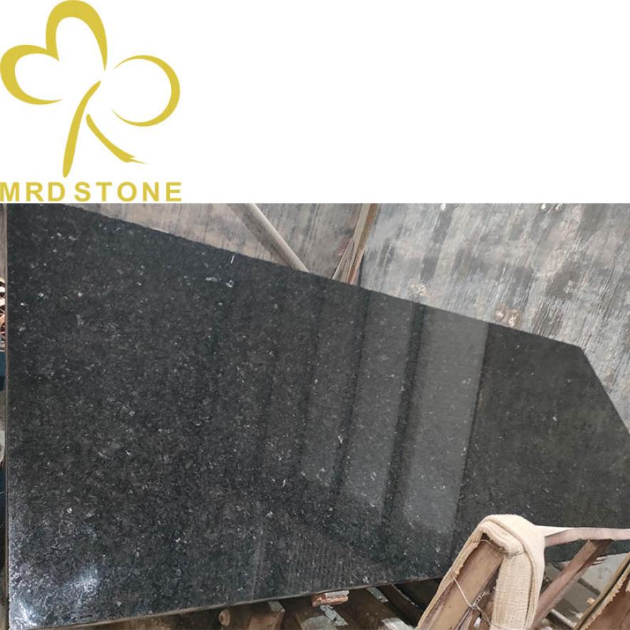 Polished Black Granite Floor Tiles